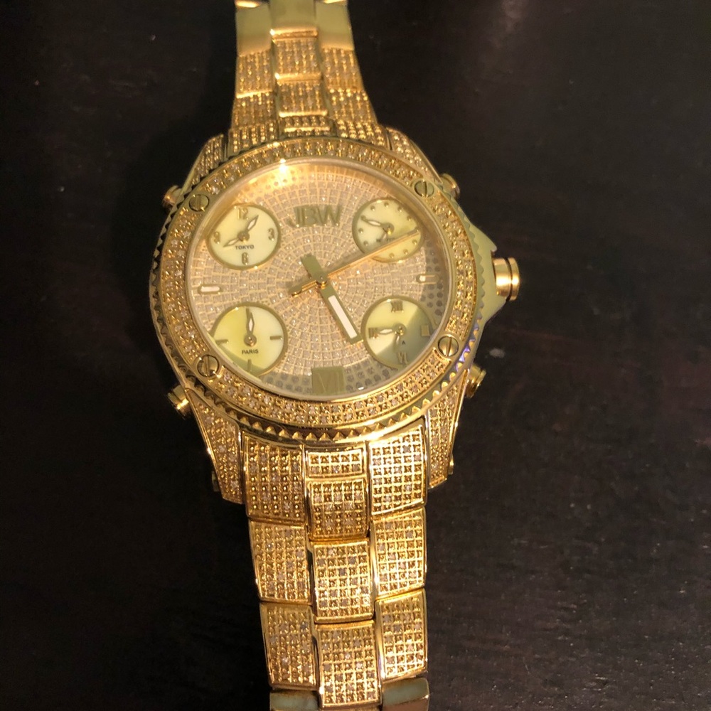 SOLD JBW GOLD DIAMOND WATCH